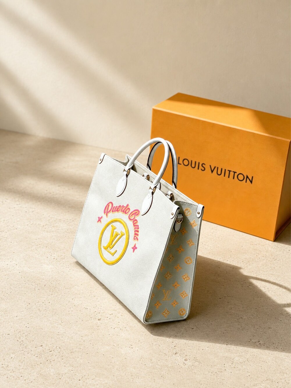 Louis Vuitton White Trim Monogram Carryall from Puerto Banus Edition - Picture 9 of 9